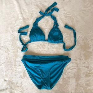 J Crew blue bikini